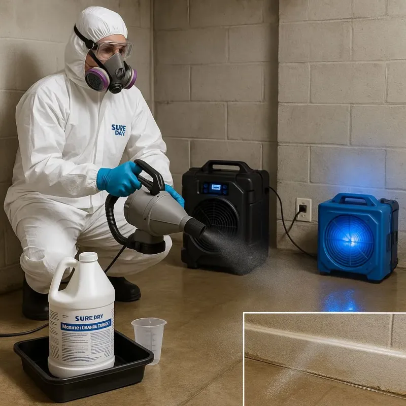 Sanitization and Odor Removal process in Palmview South, TX