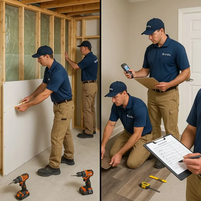 Repairs and Reconstruction process in Palmview South, TX